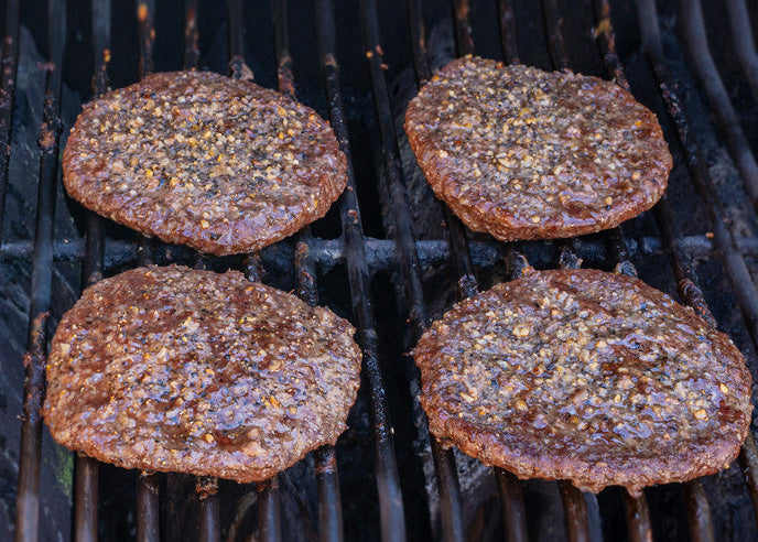 1/3 lb. Pre-Made Hamburger Patties - 4 Pack